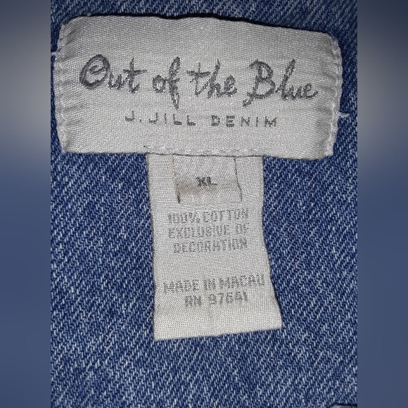Womens size XL. Out of the Blue jean jacket - Picture 3 of 3